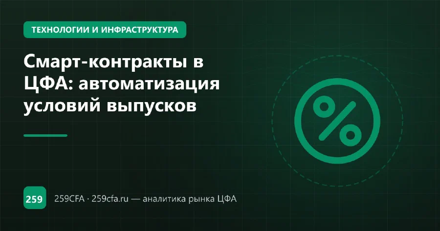 Смарт-контракты в ЦФА: автоматизация условий выпусков