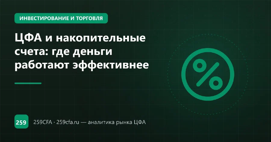 ЦФА и накопительные счета: где деньги работают эффективнее