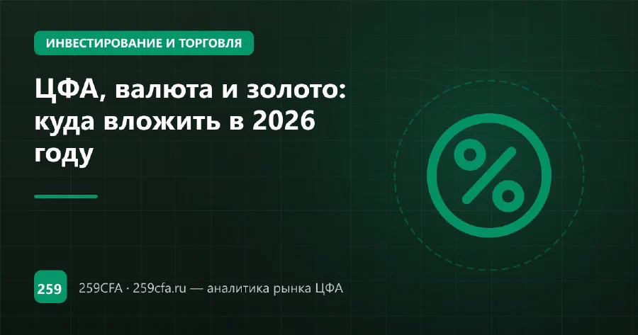 ЦФА, валюта и золото: куда вложить в 2026 году