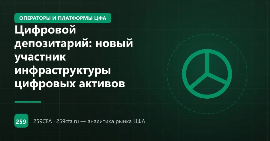 Цифровой депозитарий: новый участник инфраструктуры цифровых активов