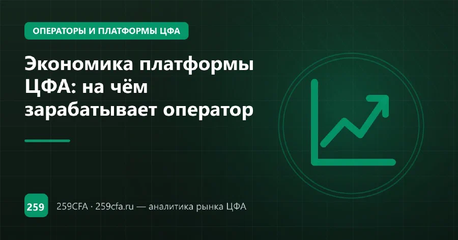 Экономика платформы ЦФА: на чём зарабатывает оператор