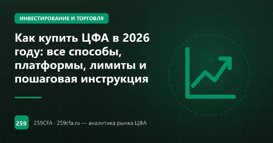 Как купить ЦФА в 2026 году: все способы, платформы, лимиты и пошаговая инструкция