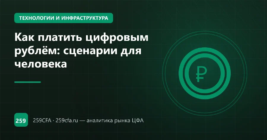 Как платить цифровым рублём: сценарии для человека