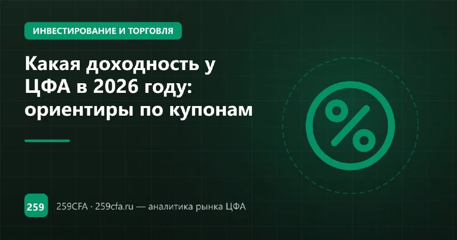 Какая доходность у ЦФА в 2026 году: ориентиры по купонам