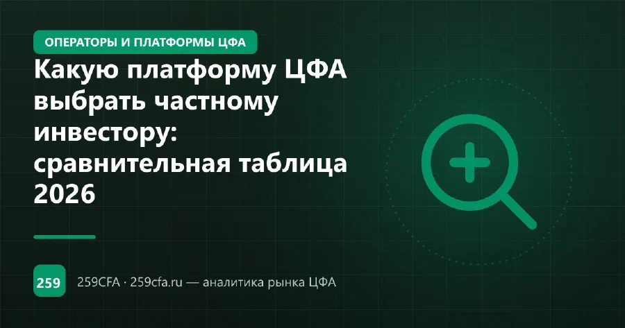 Какую платформу ЦФА выбрать частному инвестору: сравнительная таблица 2026