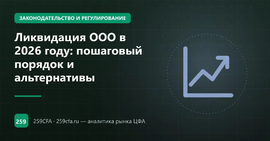Ликвидация ООО в 2026 году: пошаговый порядок и альтернативы