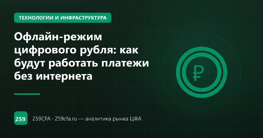 Офлайн-режим цифрового рубля: как будут работать платежи без интернета