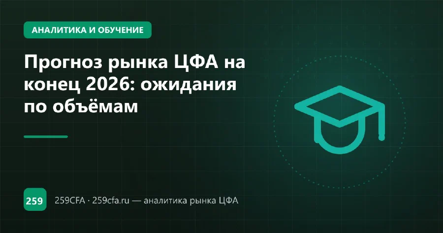 Прогноз рынка ЦФА на конец 2026: ожидания по объёмам