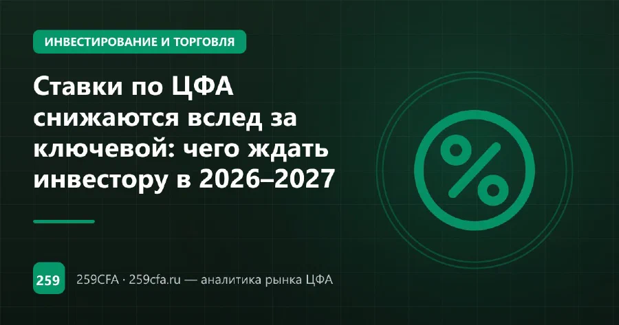 Ставки по ЦФА снижаются вслед за ключевой: чего ждать инвестору в 2026–2027