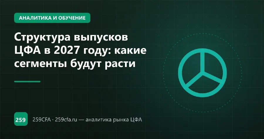 Структура выпусков ЦФА в 2027 году: какие сегменты будут расти