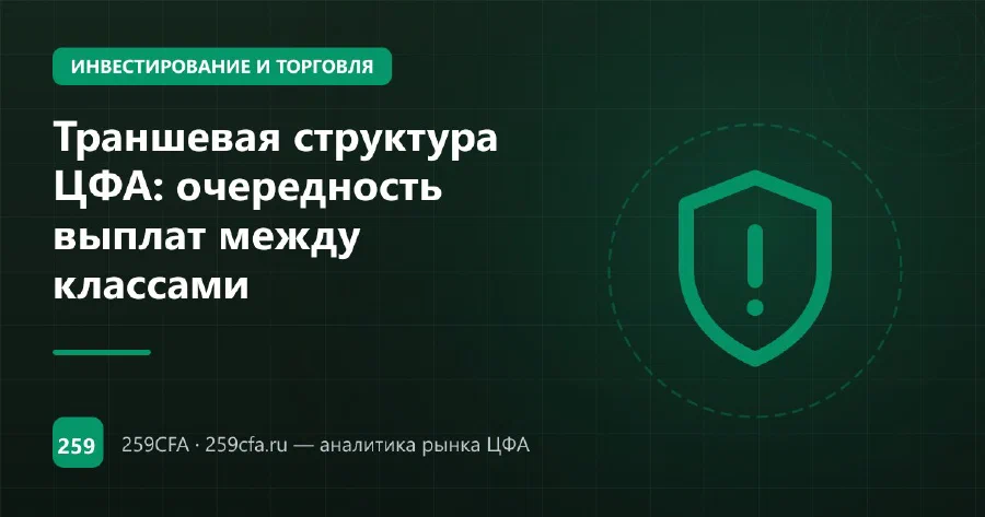 Траншевая структура ЦФА: очередность выплат между классами
