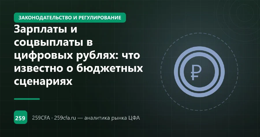 Зарплаты и соцвыплаты в цифровых рублях: что известно о бюджетных сценариях