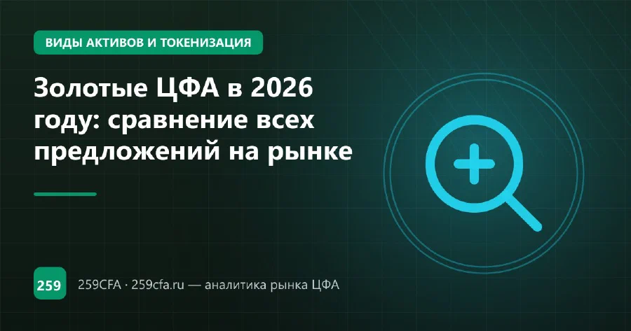 Золотые ЦФА в 2026 году: сравнение всех предложений на рынке